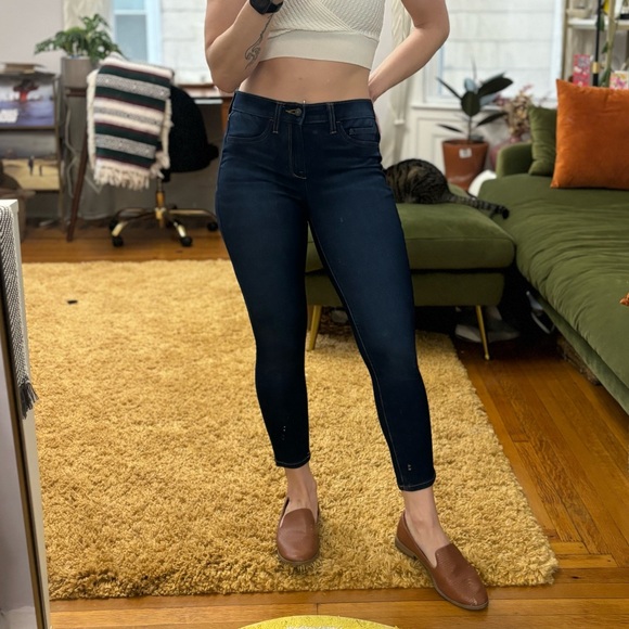 NWOT Banana Republic Super Stretch Legging High Rise Denim Sz 4 27 Skinny Jeans - Picture 6 of 9